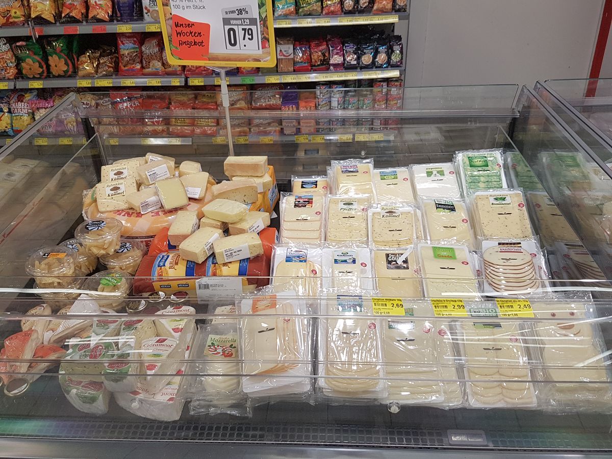 Käse für Sie frisch verpackt